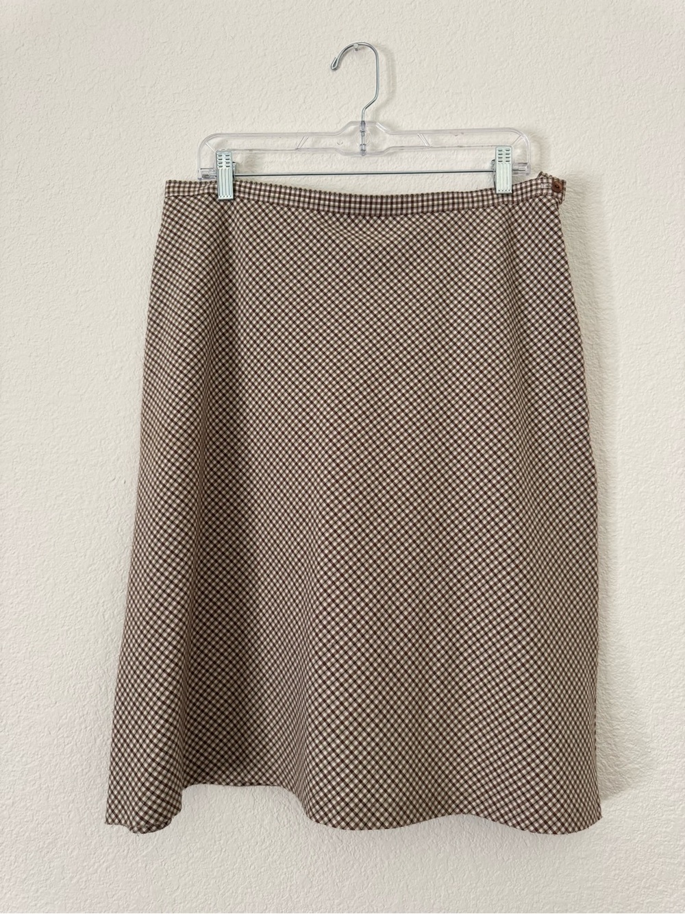 Vintage Paul Harris Design Gingham Pencil Skirt